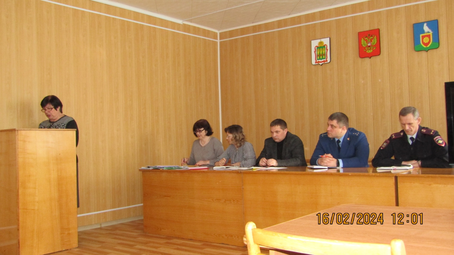 Заседание антитеррористической комиссии Малосердобинского района