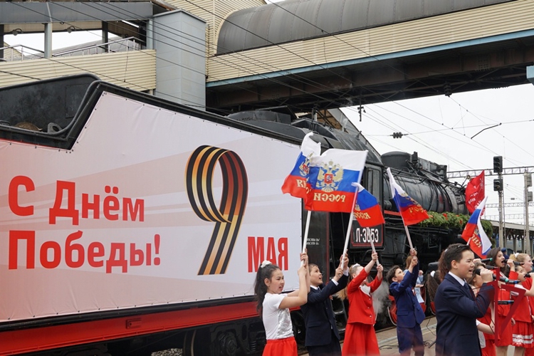 Сотрудники Росгвардии обеспечили безопасность «Поезда Победы» во время его пребывания в Улан-Удэ