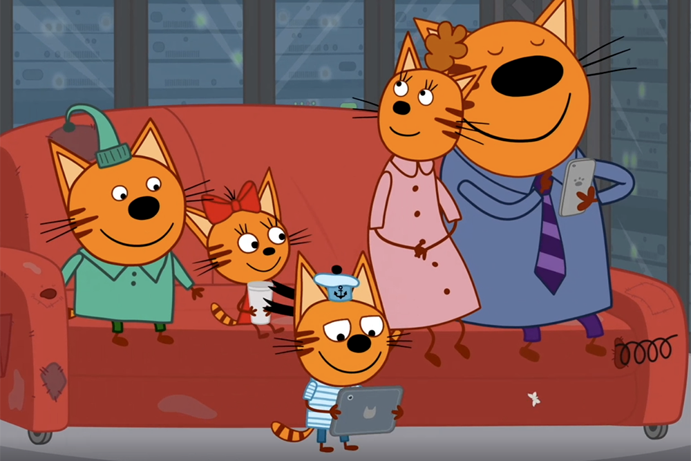 Кадр из фильма "Три кота"