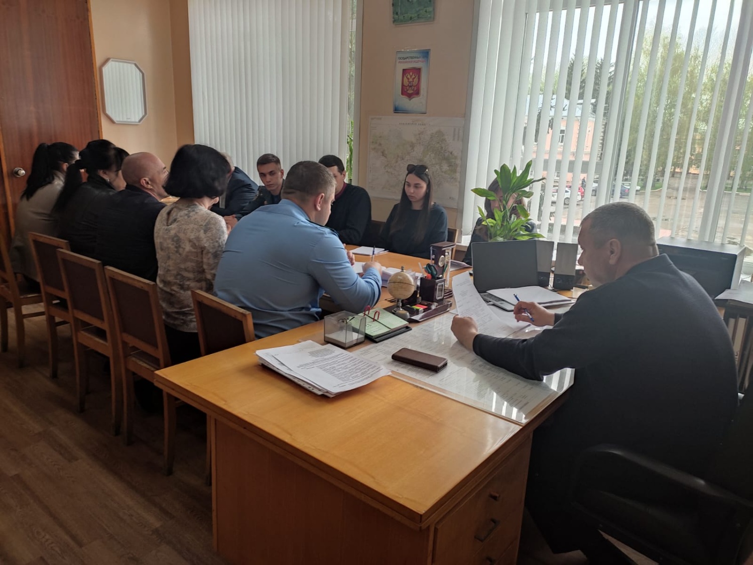 В администрации Малосердобинского района состоялось заседание антитеррористической комиссии 