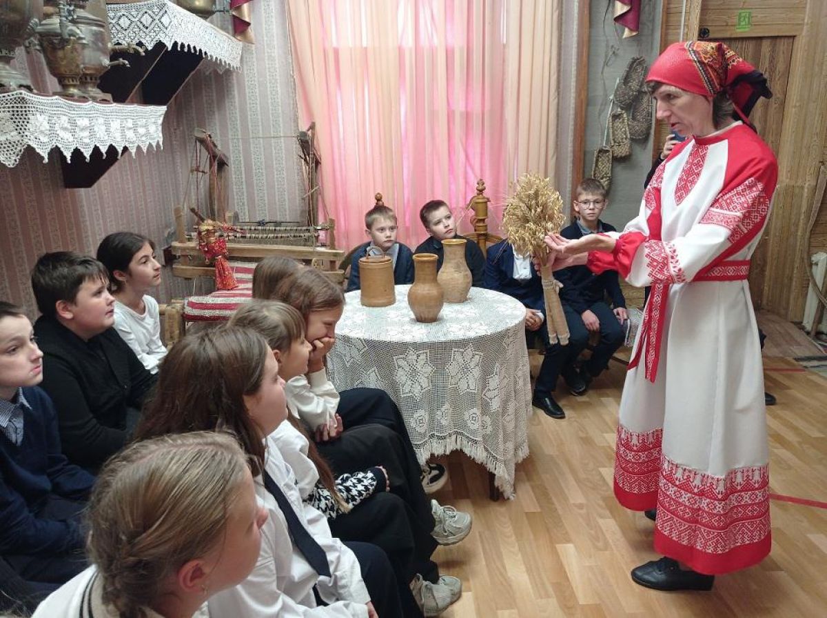 Чернские школьники посетили музейное занятие