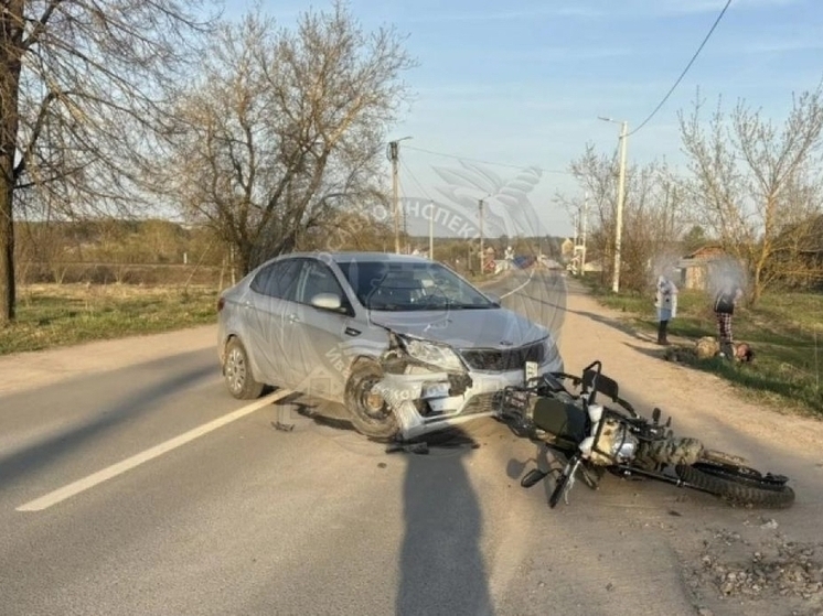 В Ивановской области участником ДТП стал мотоциклист