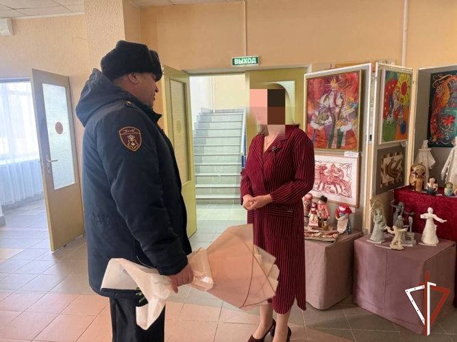 В Югре Росгвардия проводит мероприятия, посвященные Международному женскому дню