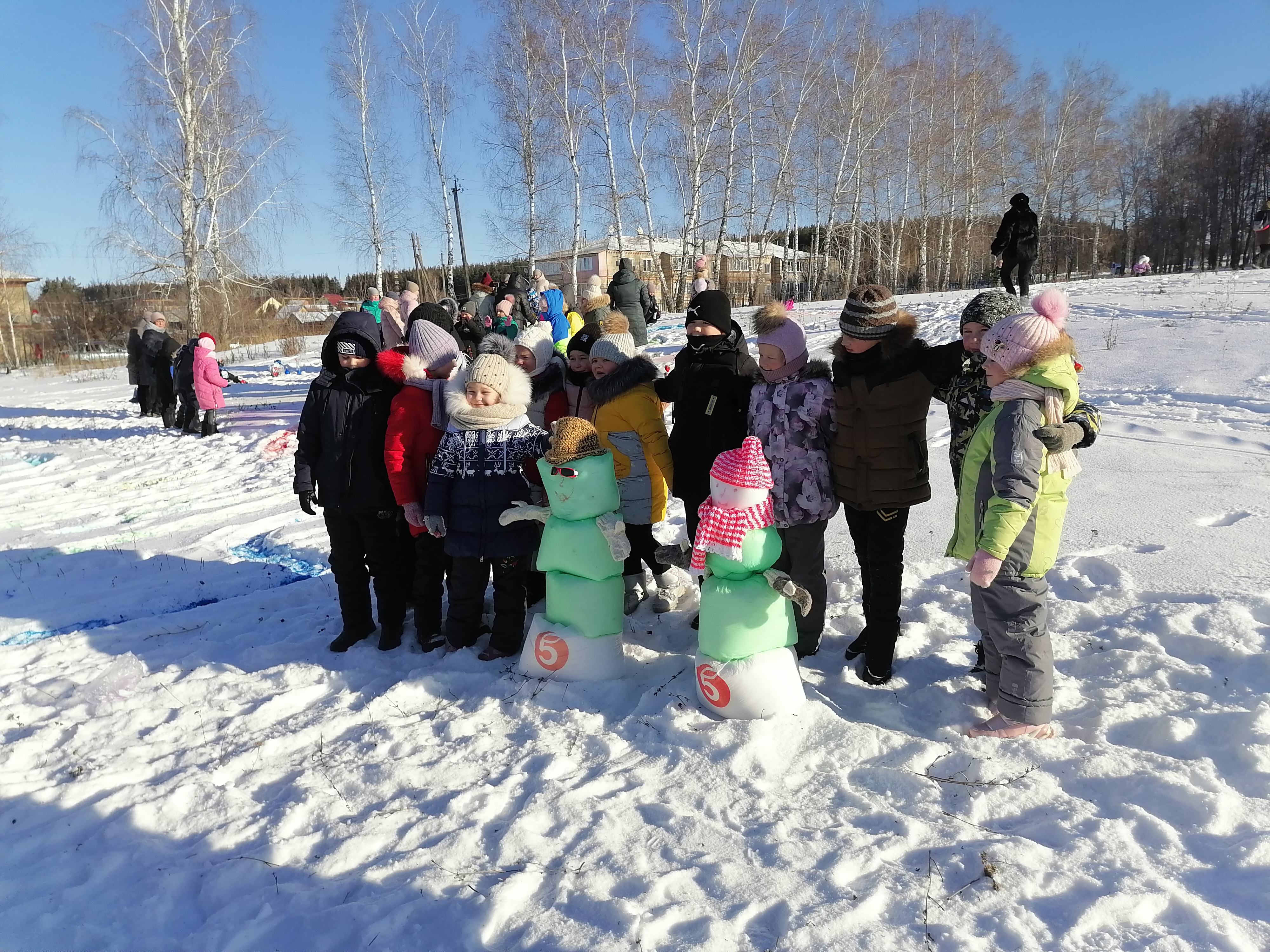 день снега в детском саду