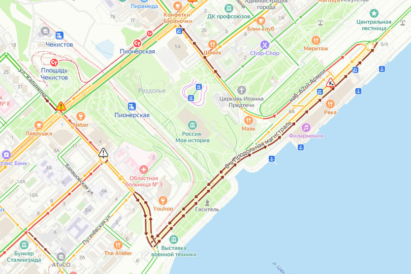 Дублер второй продольной в волгограде схема