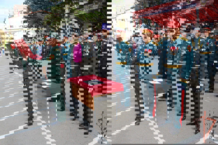 В Саратовском военном институте Росгвардии состоялась торжественная церемония принятия присяги