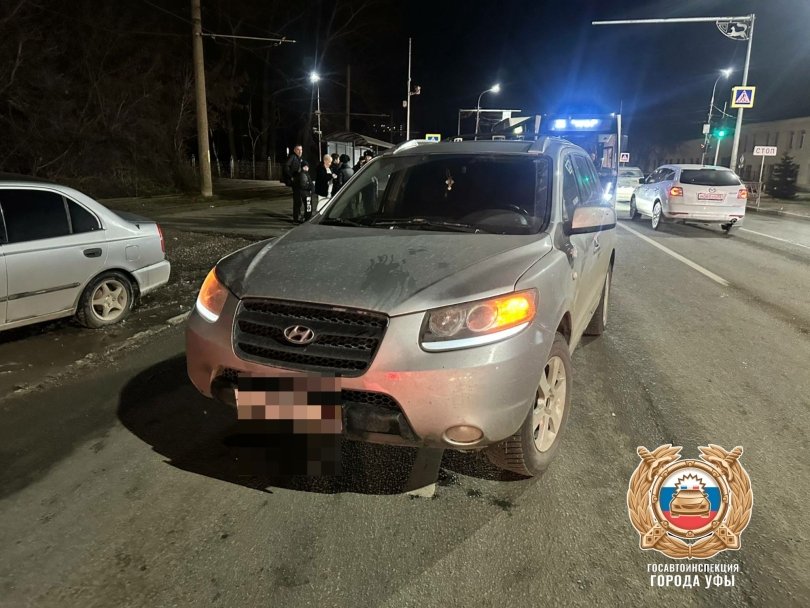 Водитель иномарки сбил ребенка на пешеходном переходе в Уфе