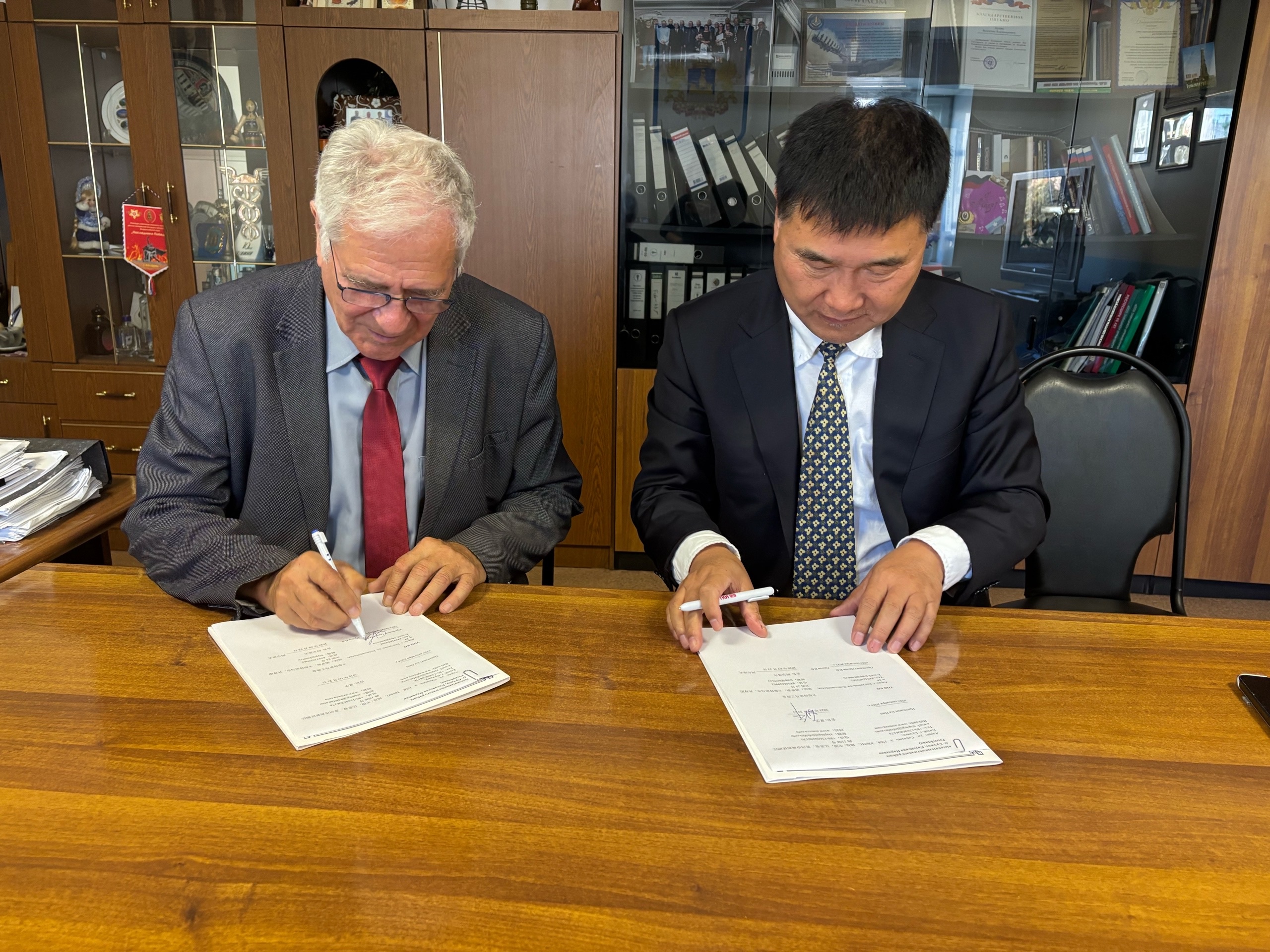 Подписание соглашения