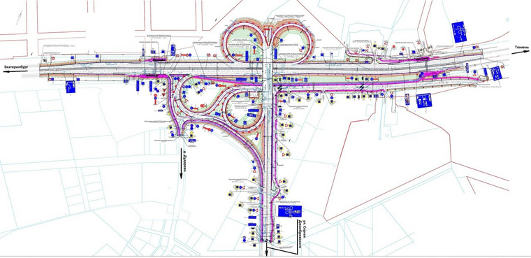 Проект развязки на Московском тракте