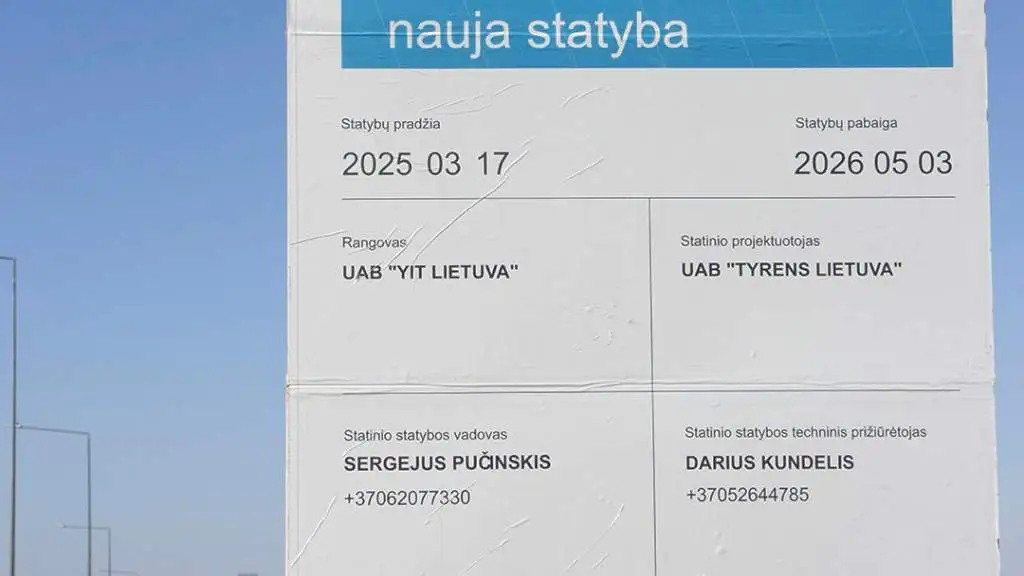 Via Lietuva: физические строительные работы в тоннеле Таранде начнутся на следующей неделе