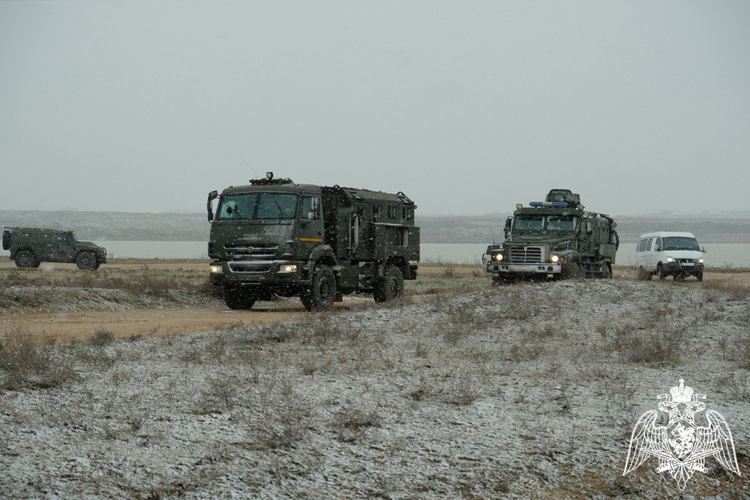Тактико-специальные занятия спецподразделений Росгвардии прошли в Дагестане