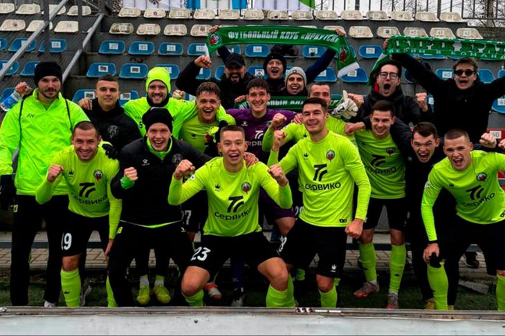 Футболисты. Фото из группы ФК «Иркутск» в соцсети «ВКонтакте»