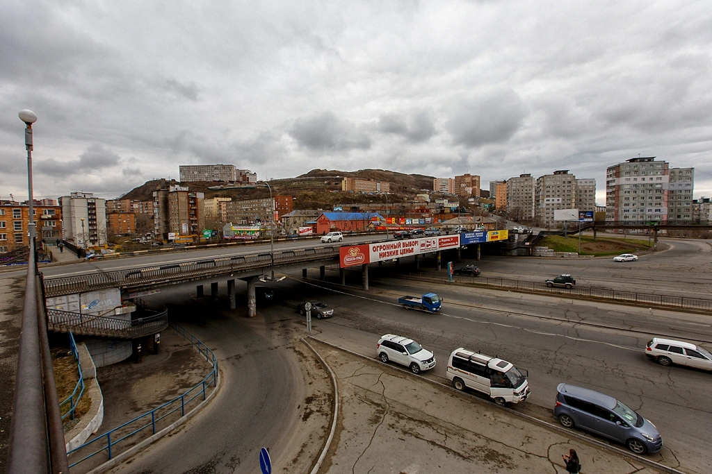 Автомобильная развязка на Баляева