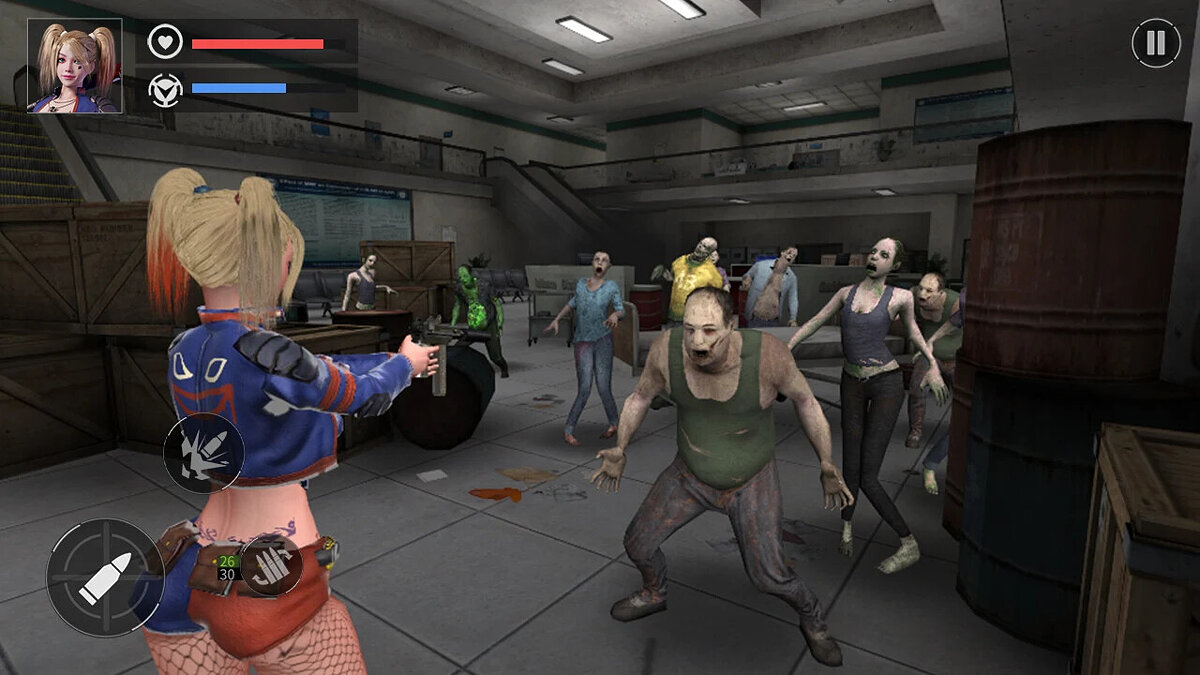 Google play зомби. Девушка из игры Zombie Hunter. Doomsday Fantasy: Eros (Zombie Hunter: Survival).