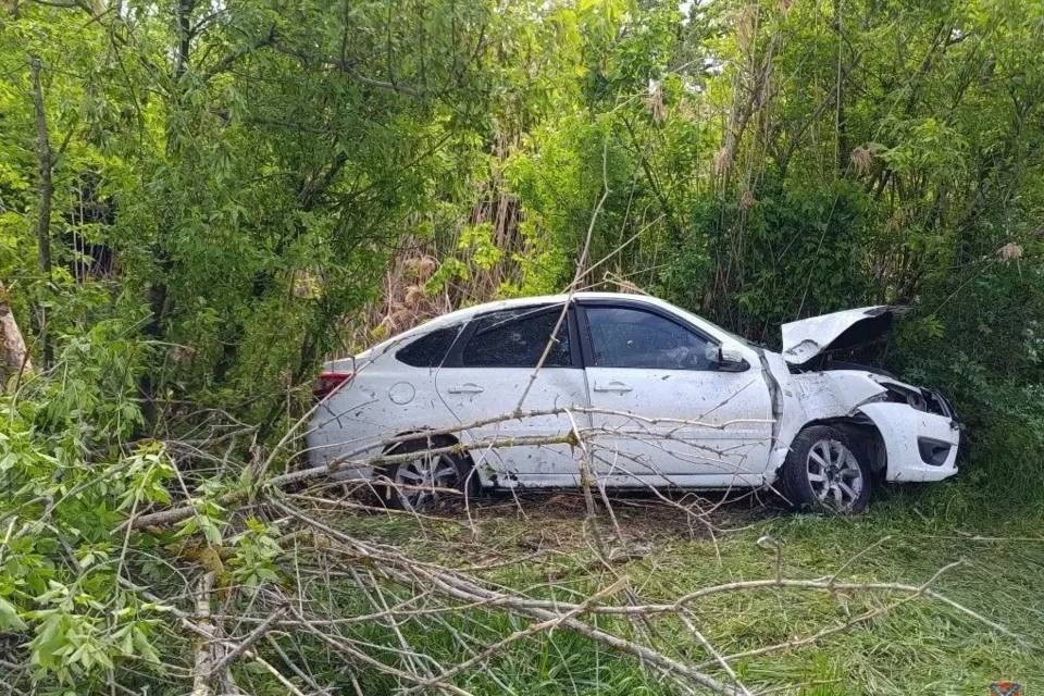 Девушка на «Ладе» перевернулась под Волгоградом