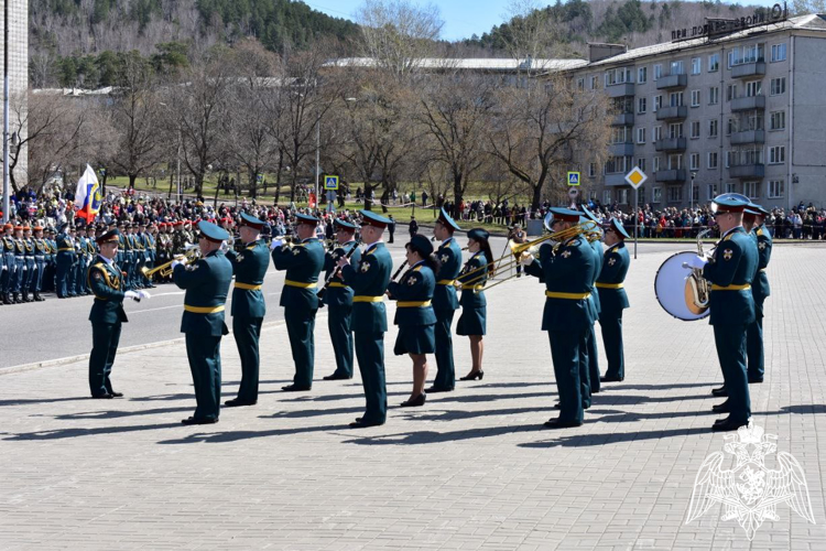 В Красноярском крае сотрудники и военнослужащие Росгвардии приняли участие в мероприятиях, посвященных празднованию Дня Победы