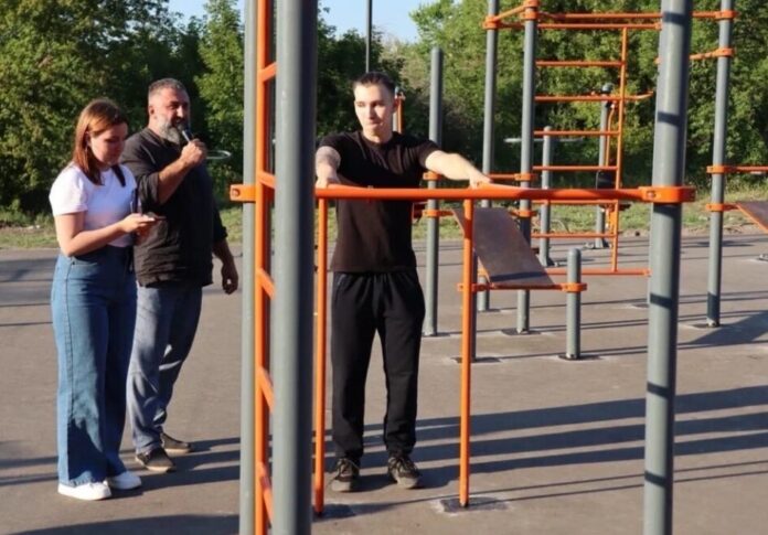 Спортплощадка на набережной Тамбов
