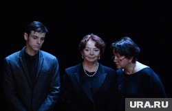 Внук Этуша Владимир и дочь Раиса (слева направо)