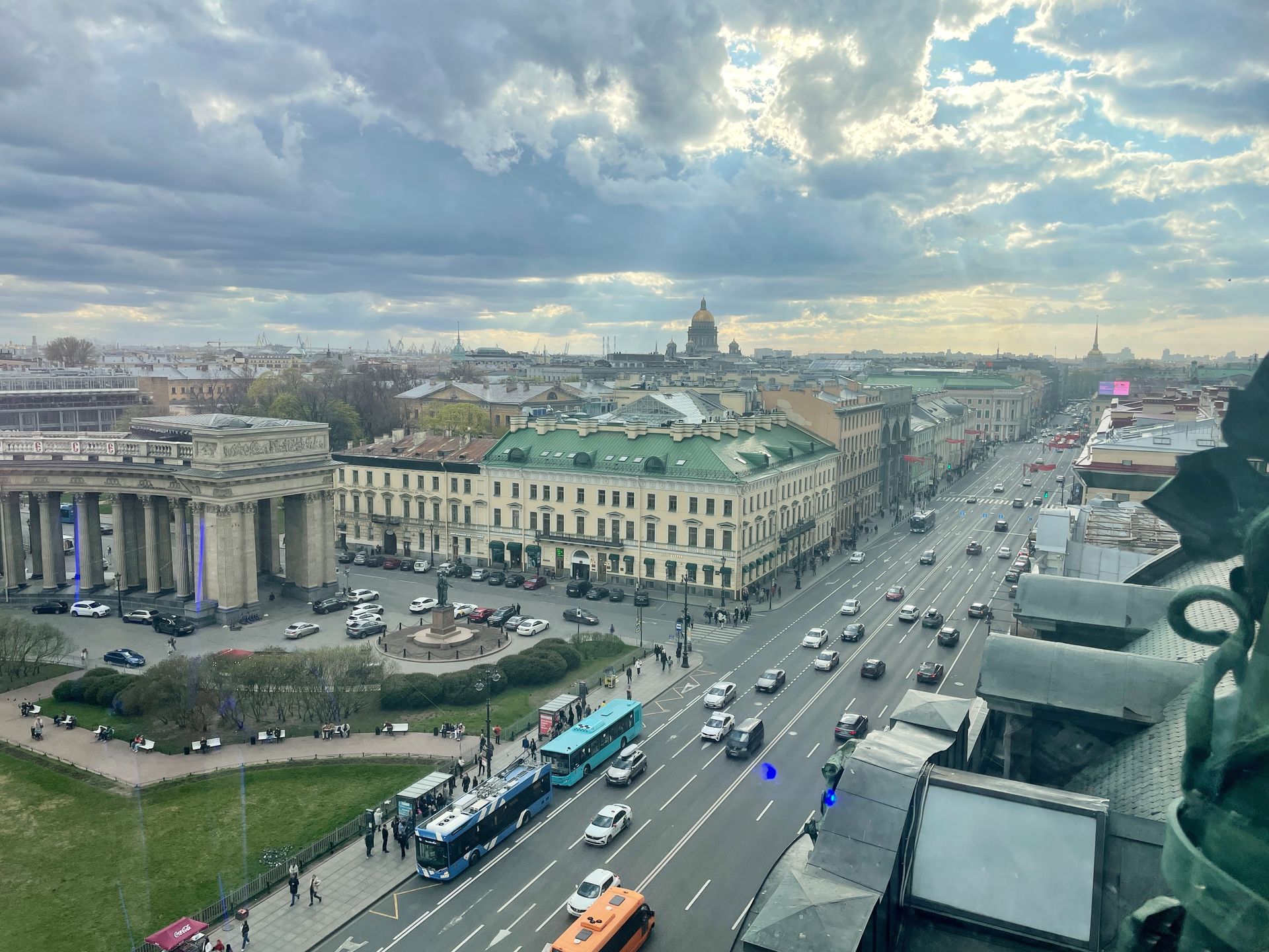 Невский проспект центр города Петербург