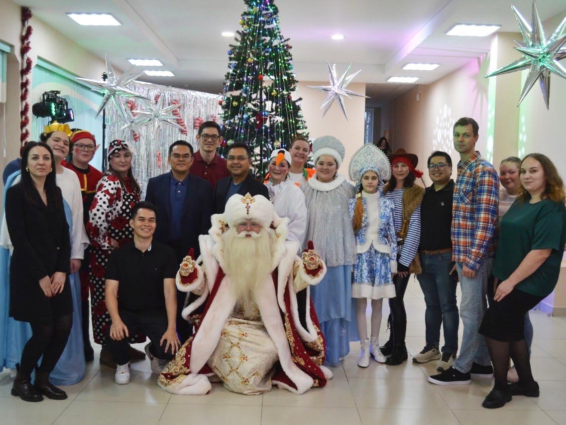 Новогодняя сказка для юных синявинцев 