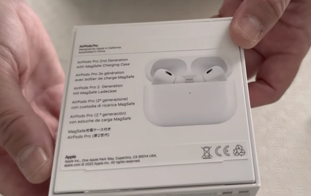 Caja de airpods pro