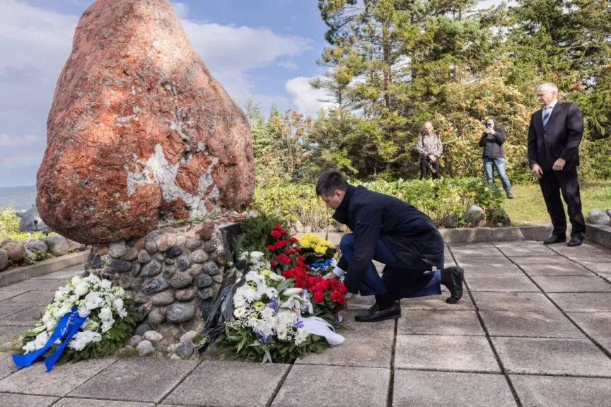 На мысе Юминда в Эстонии почтили память павших при Таллинском переходе