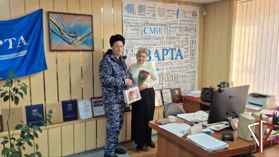 В Югре Росгвардия проводит мероприятия, посвященные Международному женскому дню