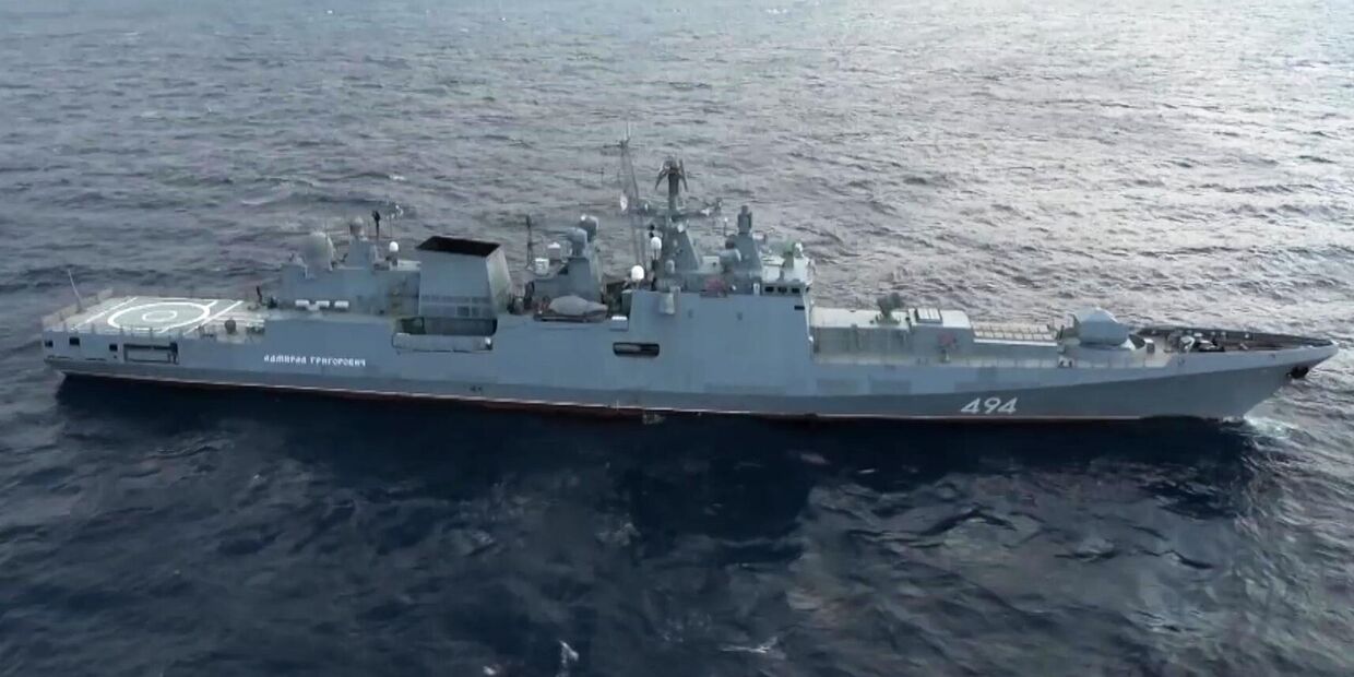Учения ВМФ России на базе в Тартусе