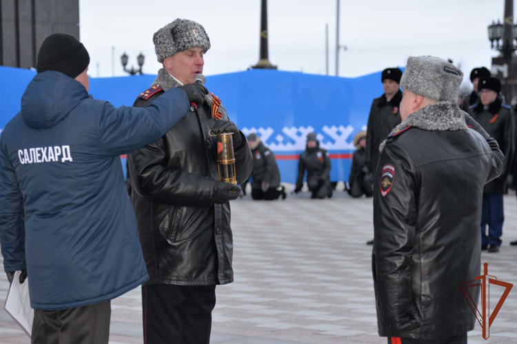 Росгвардия принимает участие в мероприятиях, посвященных Дню Великой Победы на Урале