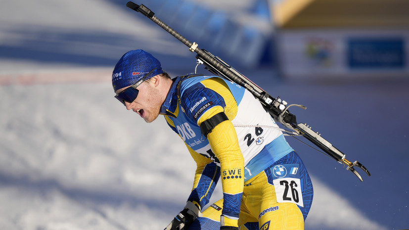 Самуэльссон выиграл масс-старт на чемпионате мира по биатлону
