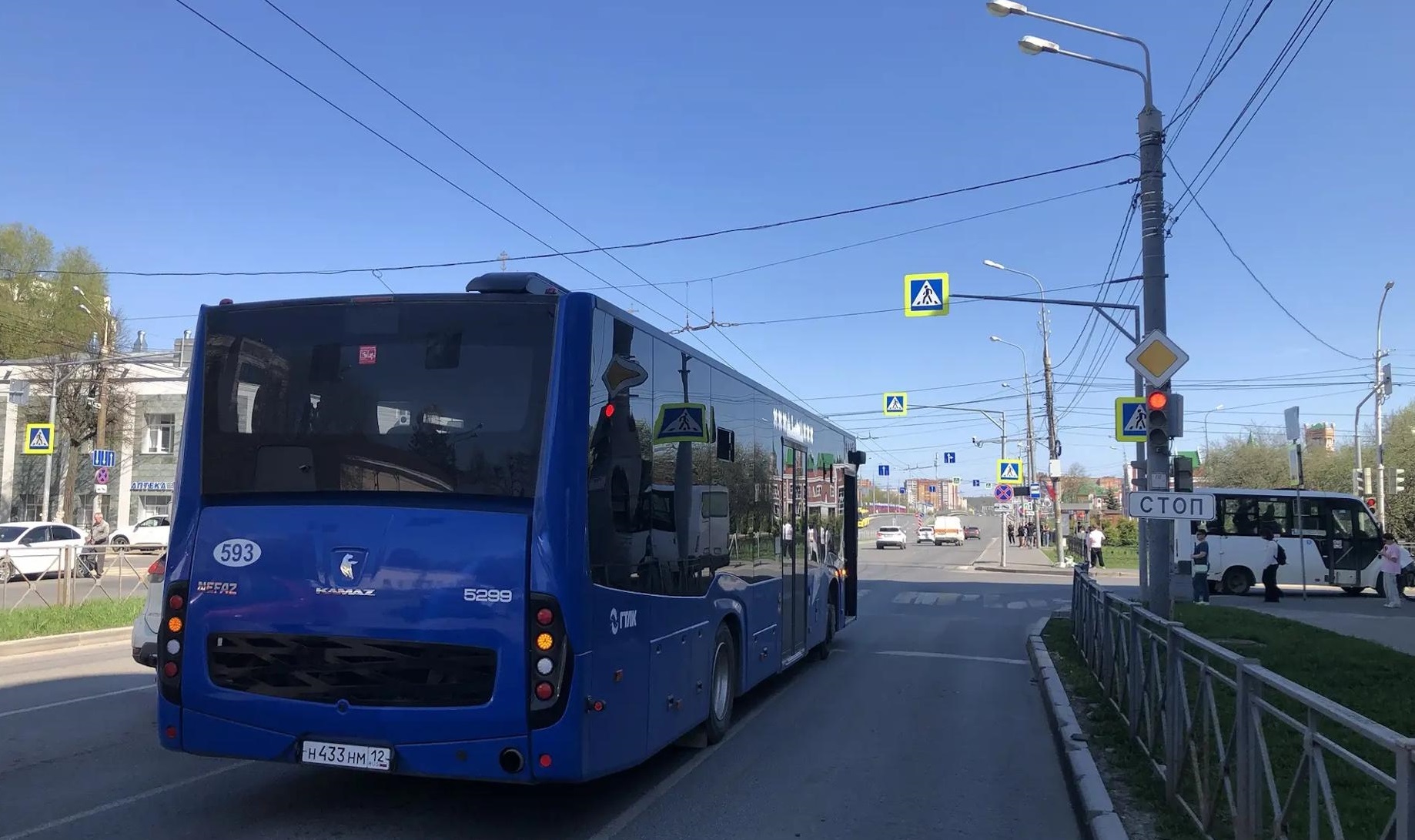 67-летняя женщина упала в салоне автобуса в Йошкар-Оле