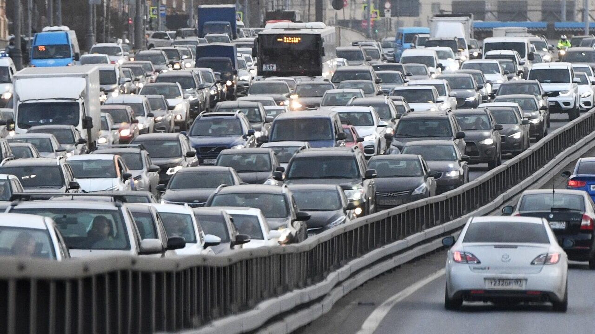 пробки в москве на мкаде