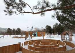 В красноярском Сосновоборске обустроили площадь Юбилейную