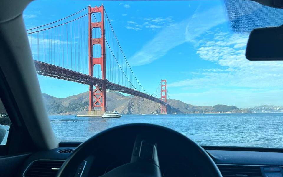 Один из самых знаменитых мостов США — Золотые ворота в Сан-Франциско
