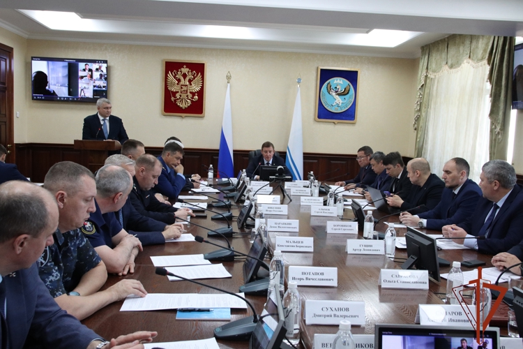 Начальник Управления Росгвардии по Республике Алтай принял участие в заседании по обеспечению правопорядка в регионе