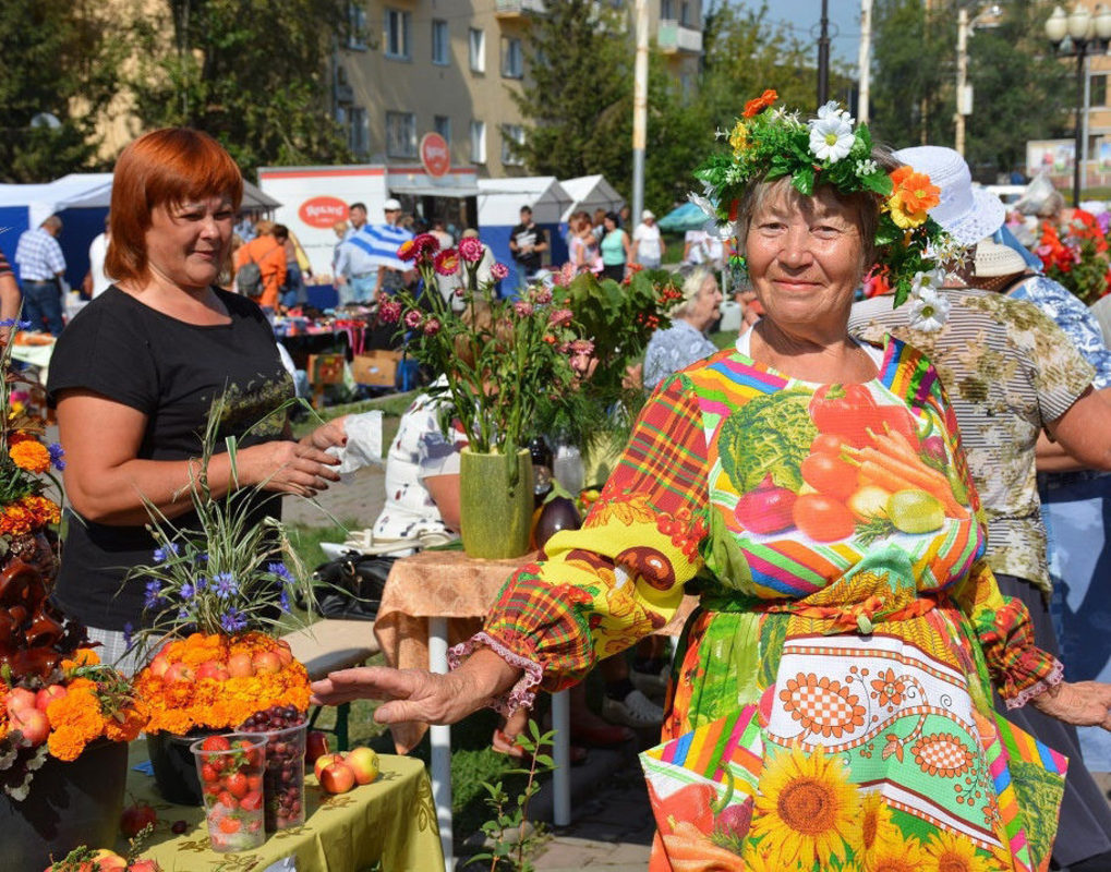 Выставка овощных и цветочных композиций