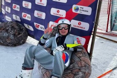 Спортсмены с Камчатки Юлия Плешкова и Елена Яковишина взяли первые места в супер-гиганте на чемпионате и первенстве России по горнолыжному спорту 4