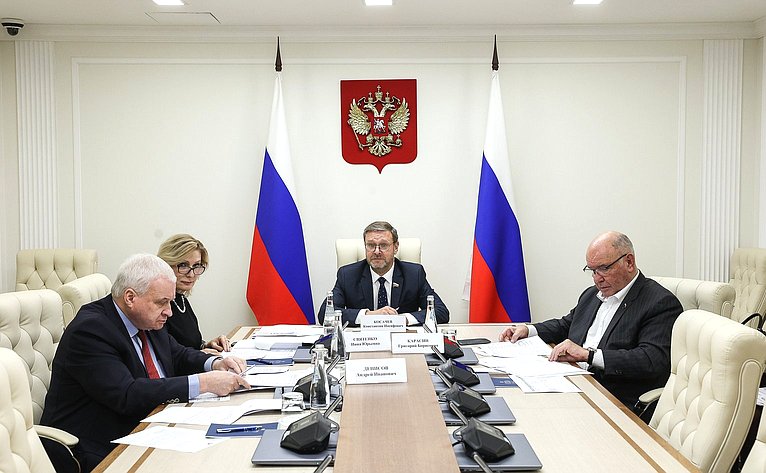Участие сенаторов РФ в заседании геополитической группы Международного союза «Евразия»