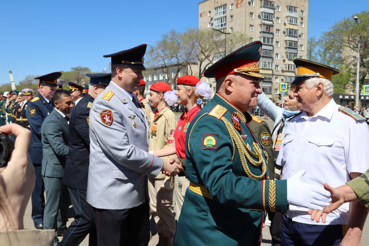 В Амурской области личный состав Росгвардии принял участие в мероприятиях, посвященных 79-й годовщине Великой Победы