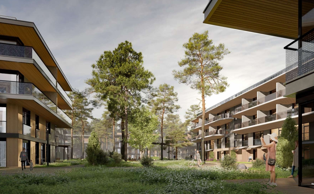 Архитектурная концепция санатория в Солнечном