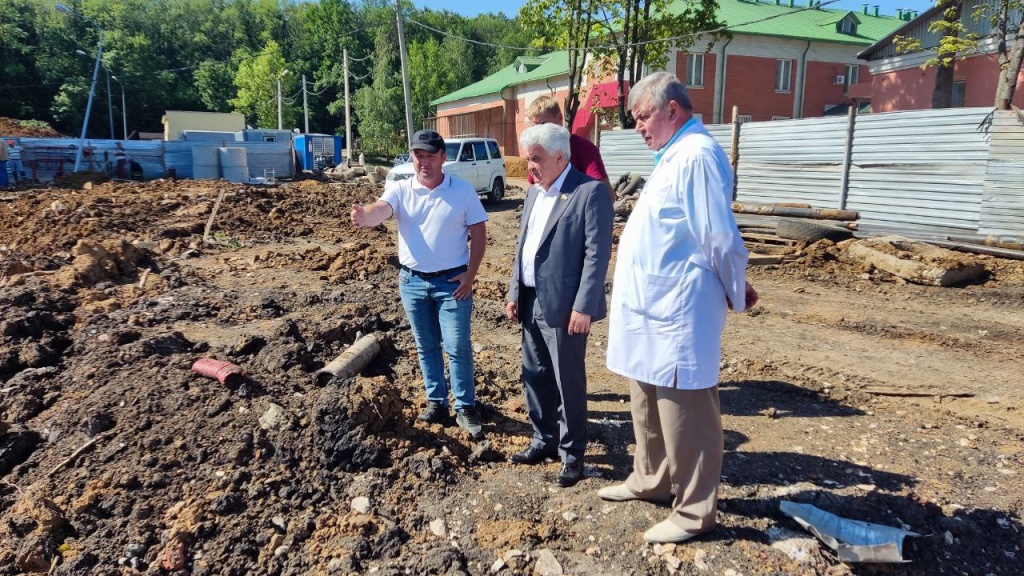 Строительство нового онкоцентра в Саранске идет с опережением графика