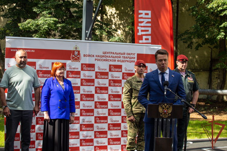 Торжественное открытие спортгородка отряда специального назначения «Пересвет» Росгвардии прошло в Москве