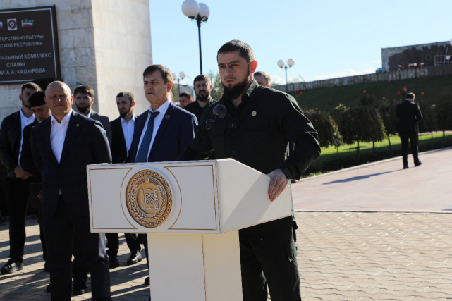 Открытие выставки «Защита суверенитета Российского государства. История и современность» на территории Чеченской Республики