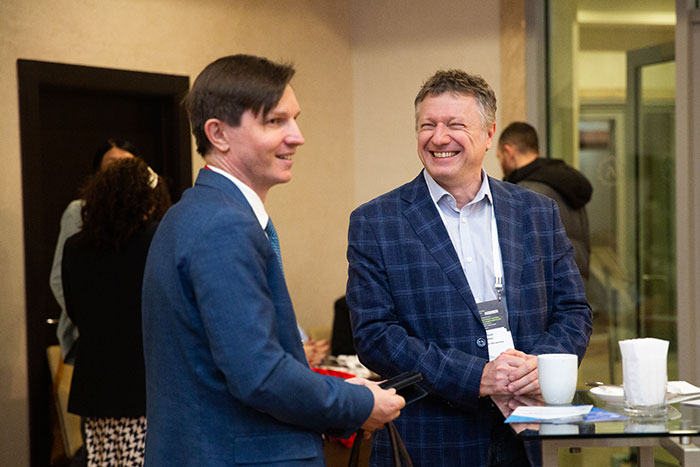 Сергей Леошко (CFA.Center), Дмитрий Равкин («Б.О»). Фото «Б.О»