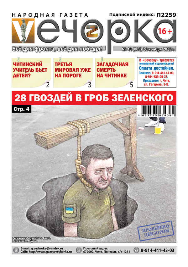 «Вечорка» № 48: 28 гвоздей в гроб Зеленского