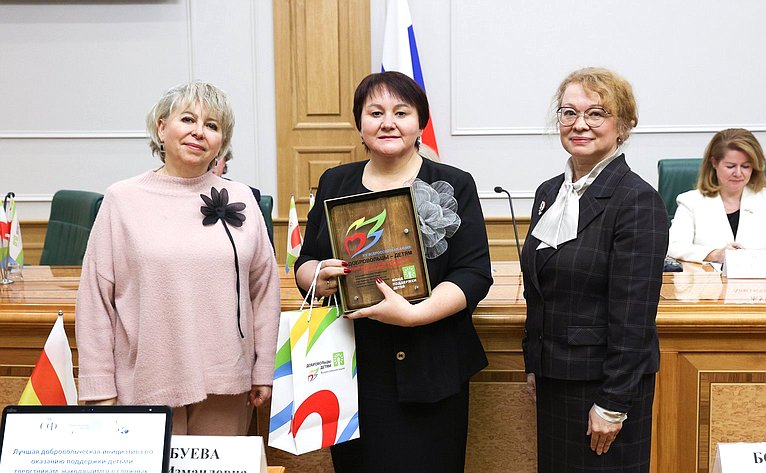 Награждение лидеров всероссийской акции «Добровольцы — детям»