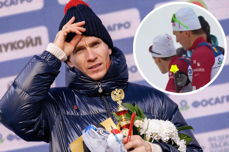 Александр Большунов вспылил после финиша