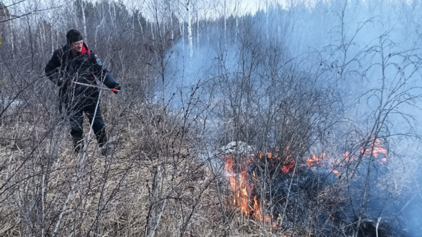 Два пожара ликвидировали в Амурской области - gtrkamur.ru