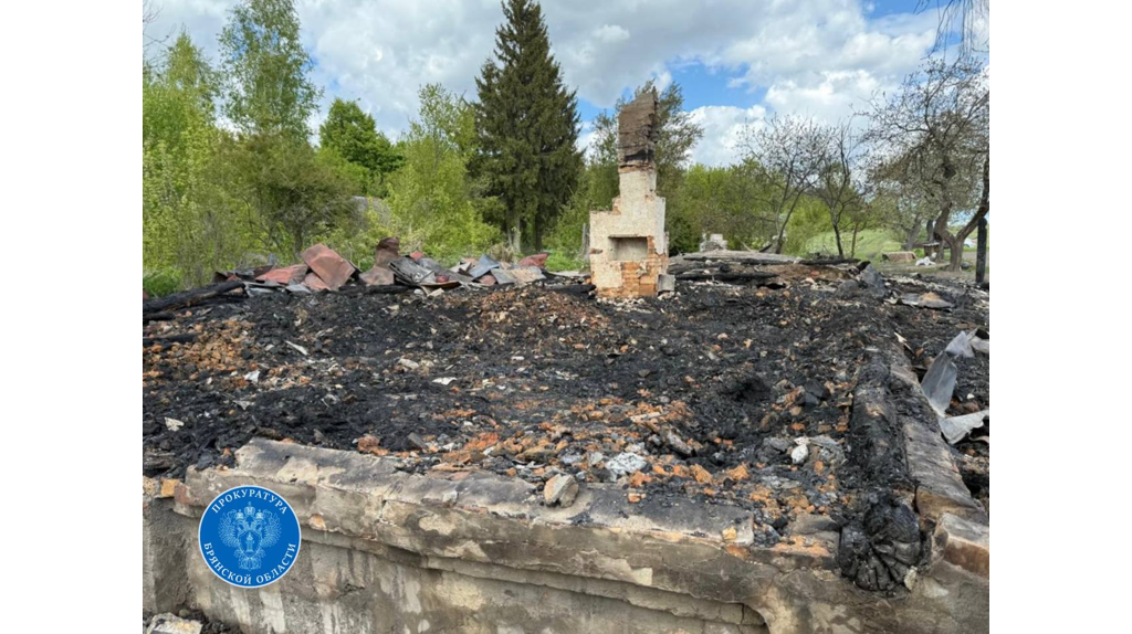 Сгоревшая на газплите еда стала причиной пожара с двумя погибшими в брянском селе