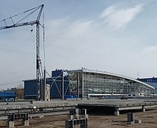 В аэропорту Иркутска строят временный терминал прилета внутренних линий